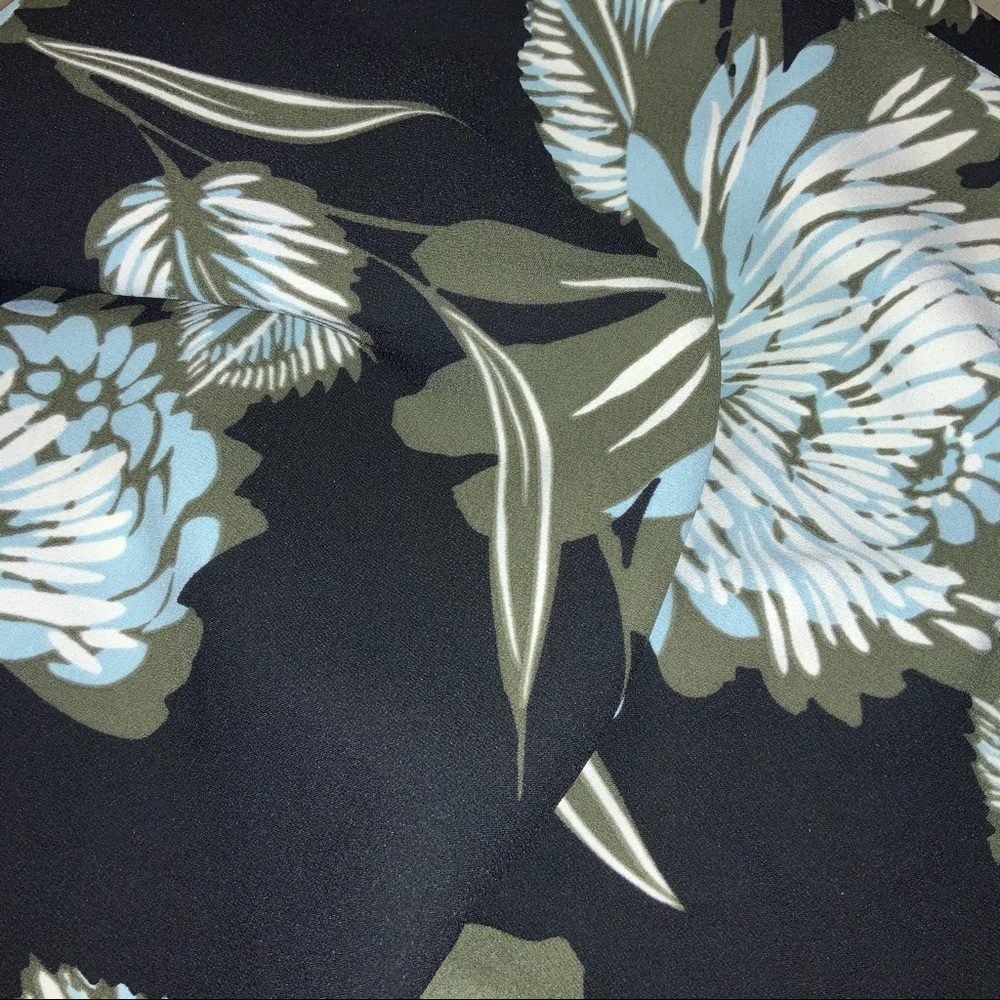 Who What Wear Black Floral Pencil Skirt - Picture 9 of 9